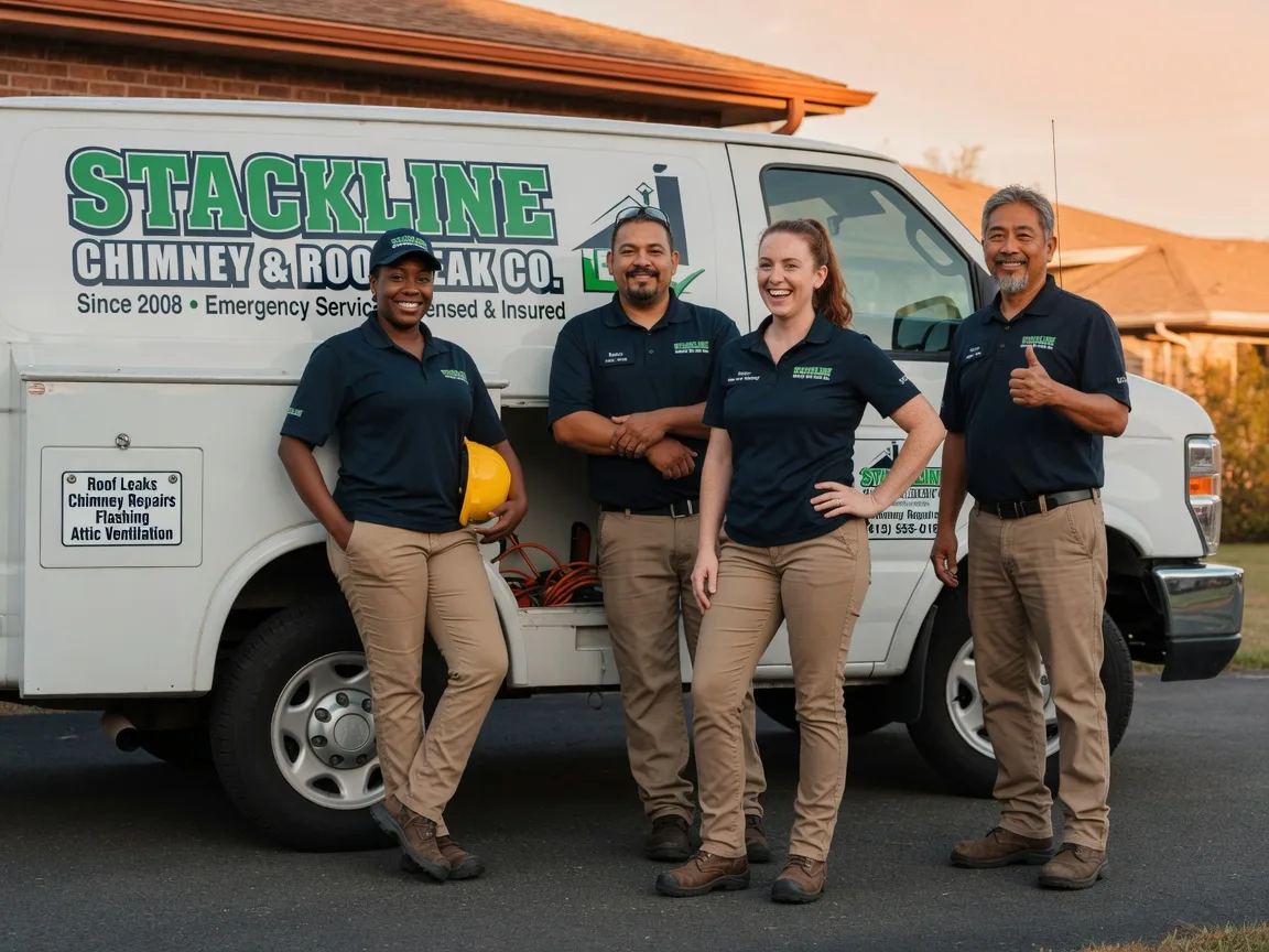 Chimney flashing repair company in Walton, KS